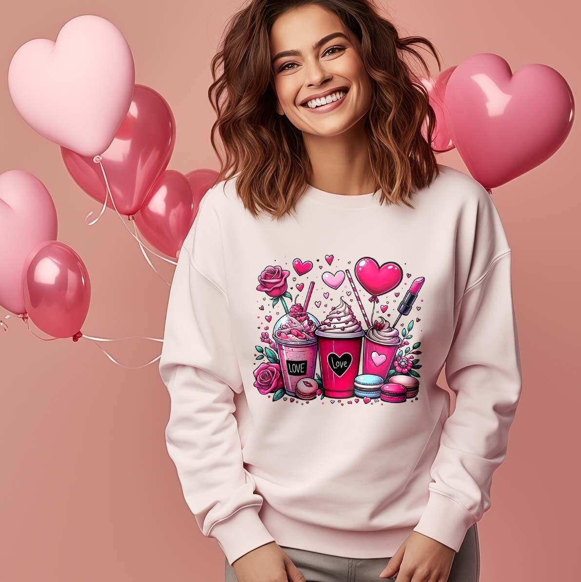 Coffee Love Valentine Sweatshirt