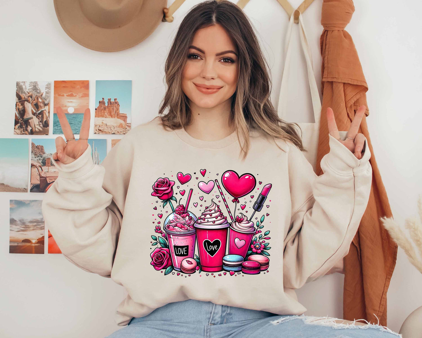 Coffee Love Valentine Sweatshirt