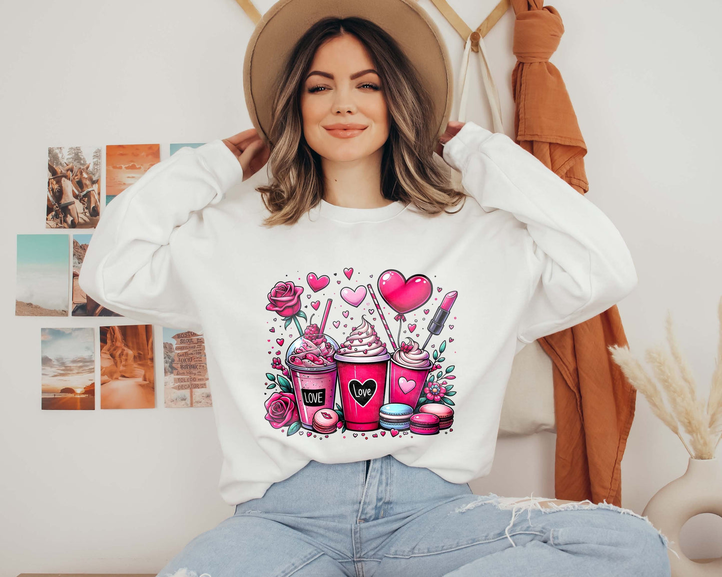 Coffee Love Valentine Sweatshirt