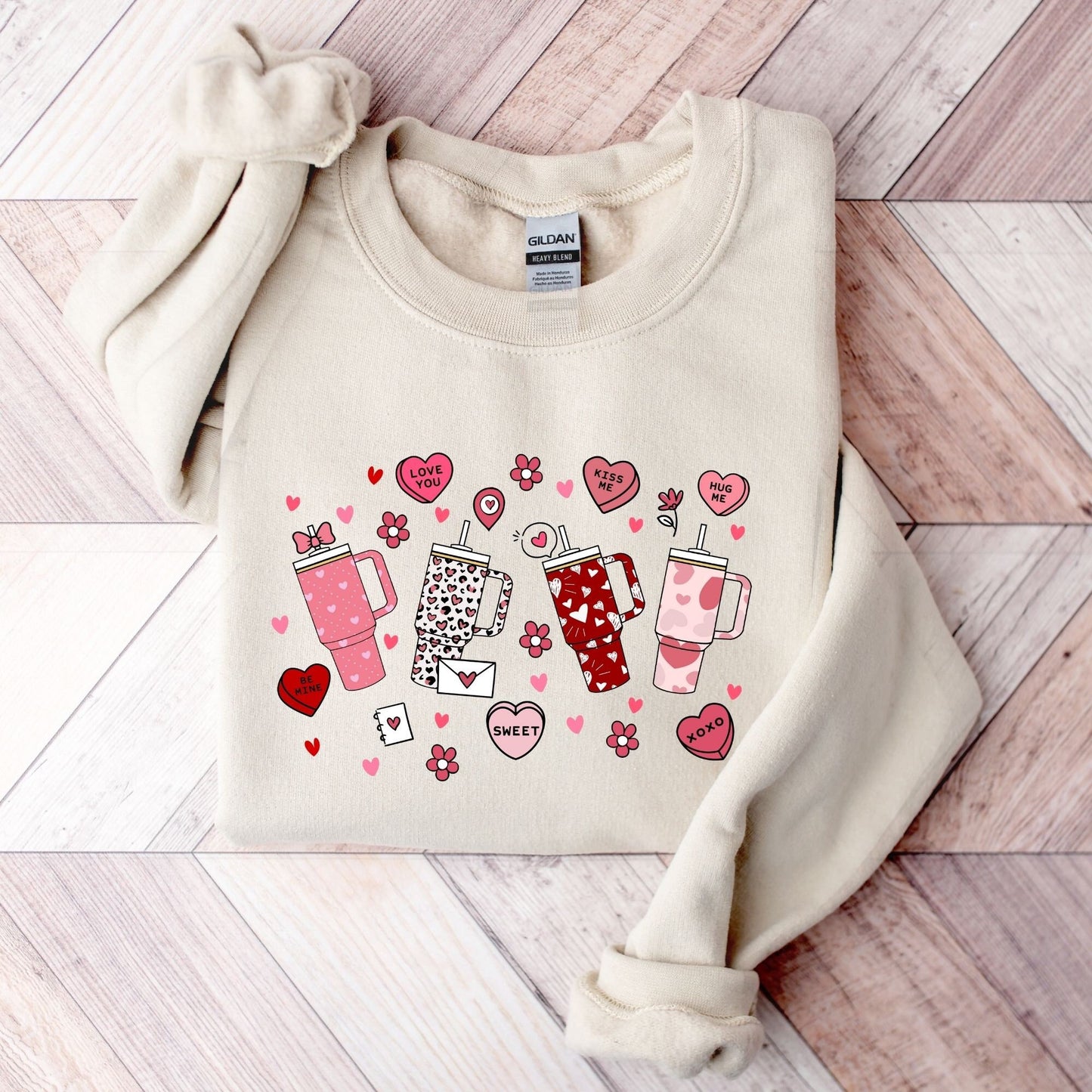 Valentine Candy Hearts Sweatshirt