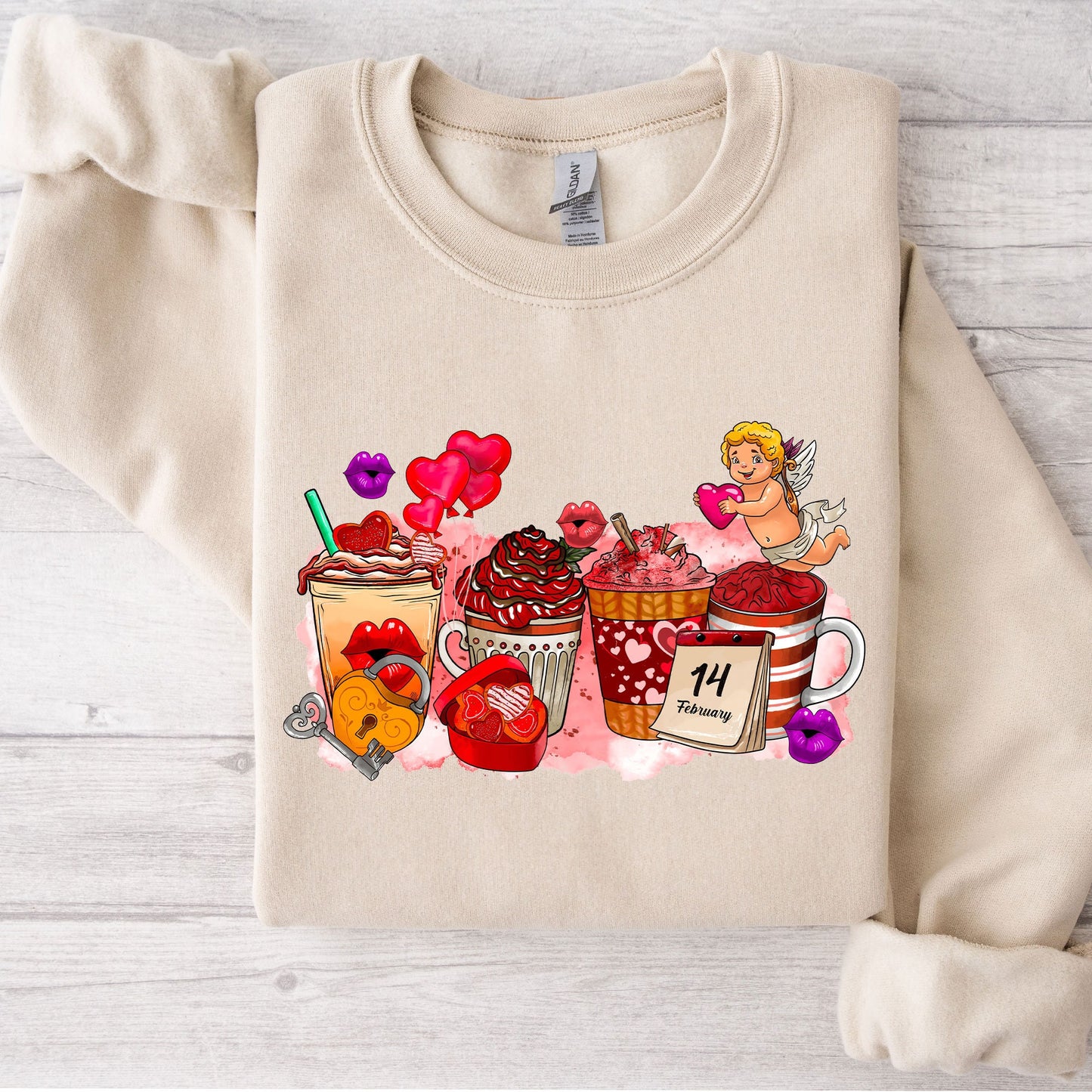 Womens Valentines Day Sweatshirt