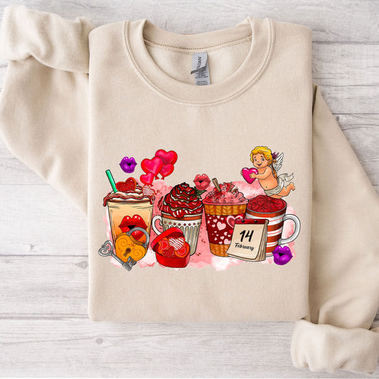 Womens Valentines Day Sweatshirt