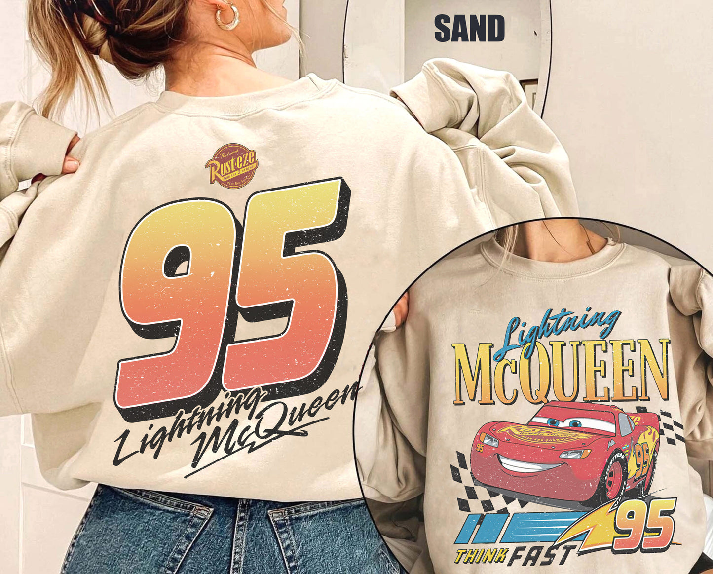 Vintage Lightning Mcqueen Shirt