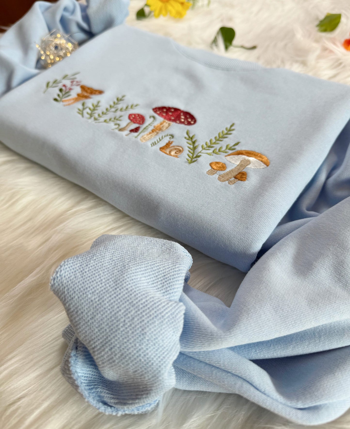 Embroidered Mushroom Sweatshirt