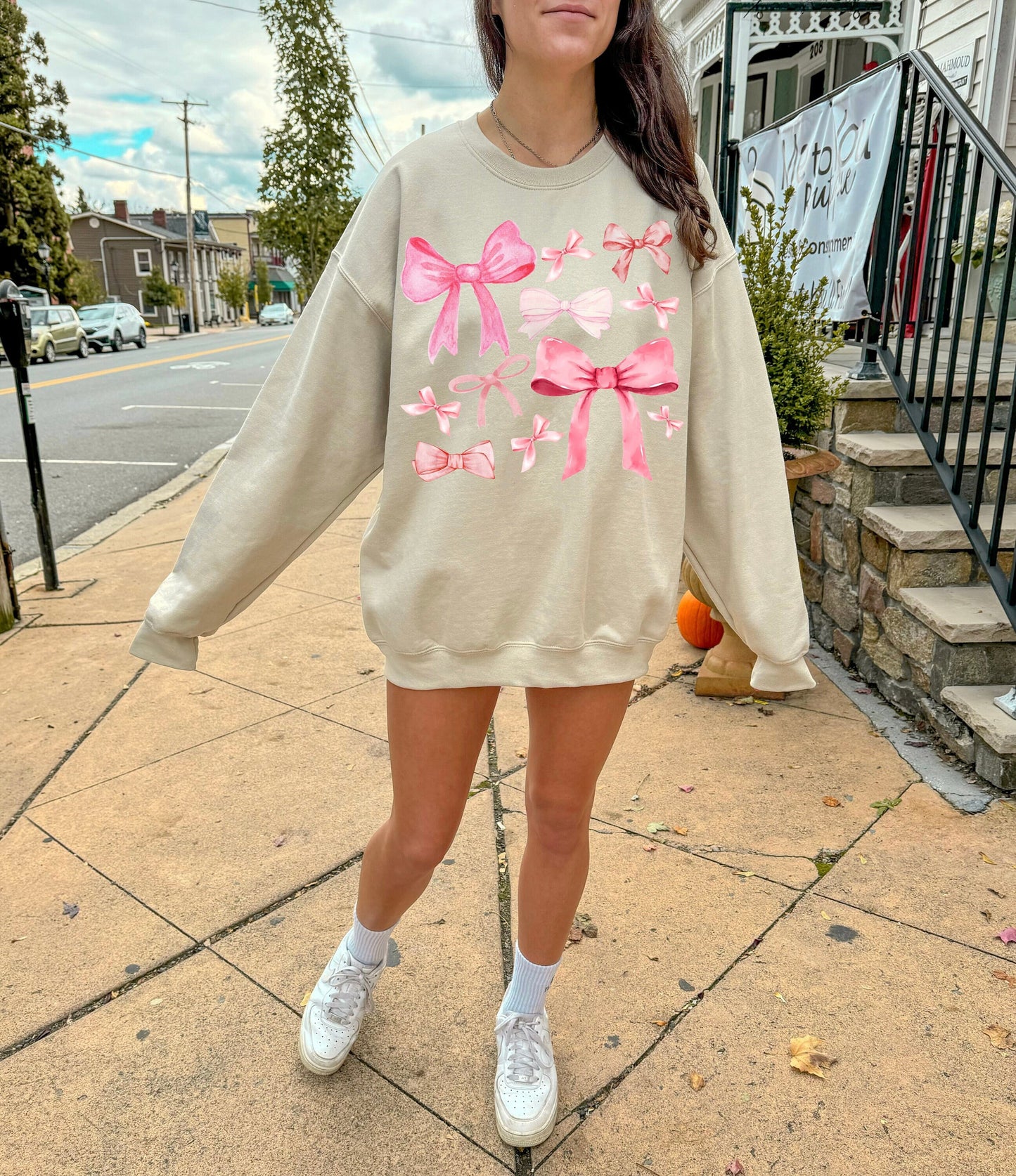 Cherry Bow Sweatshirt