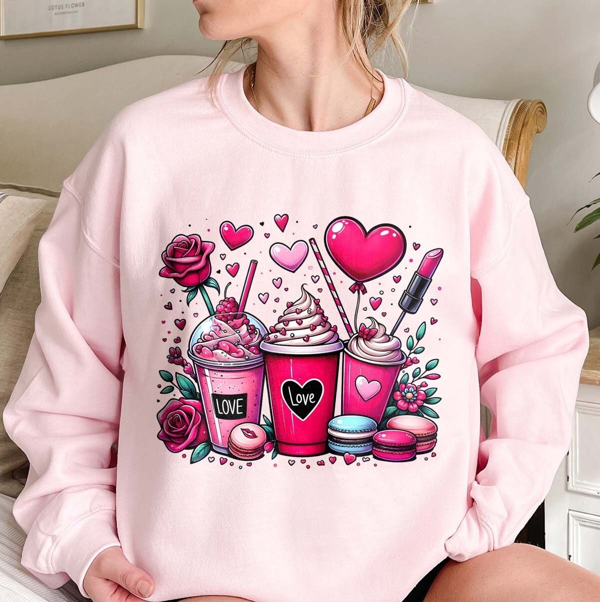 Coffee Love Valentine Sweatshirt