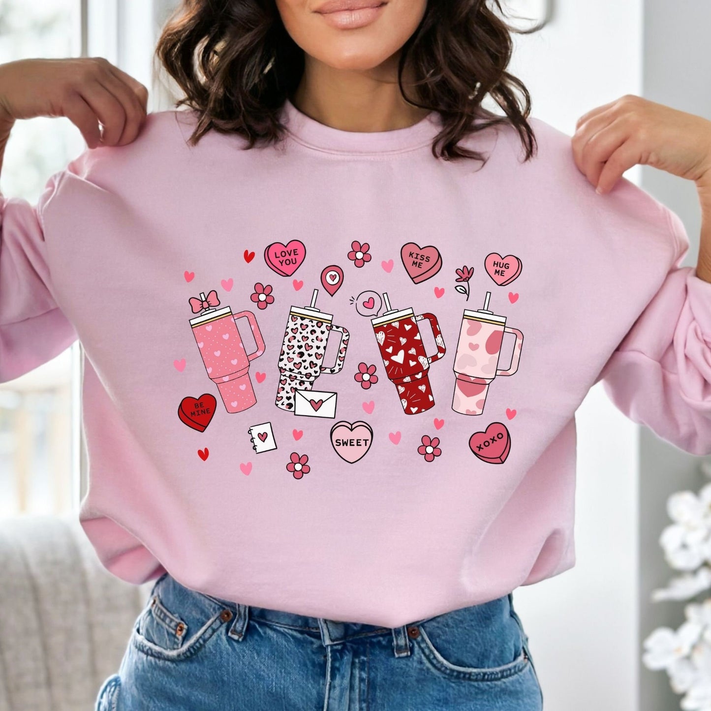 Valentine Candy Hearts Sweatshirt