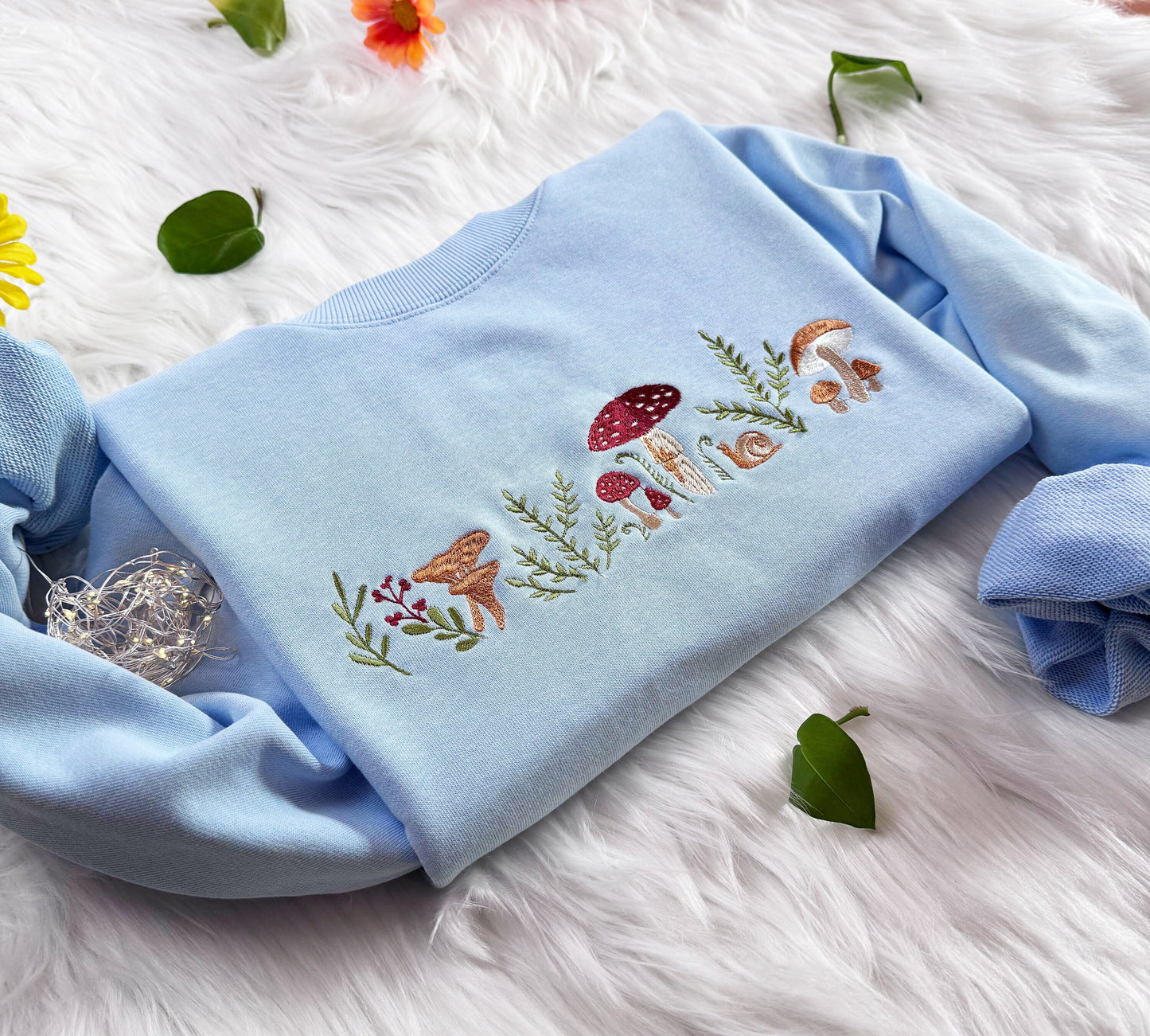 Embroidered Mushroom Sweatshirt