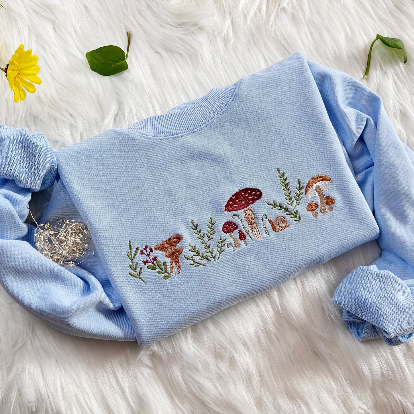 Embroidered Mushroom Sweatshirt