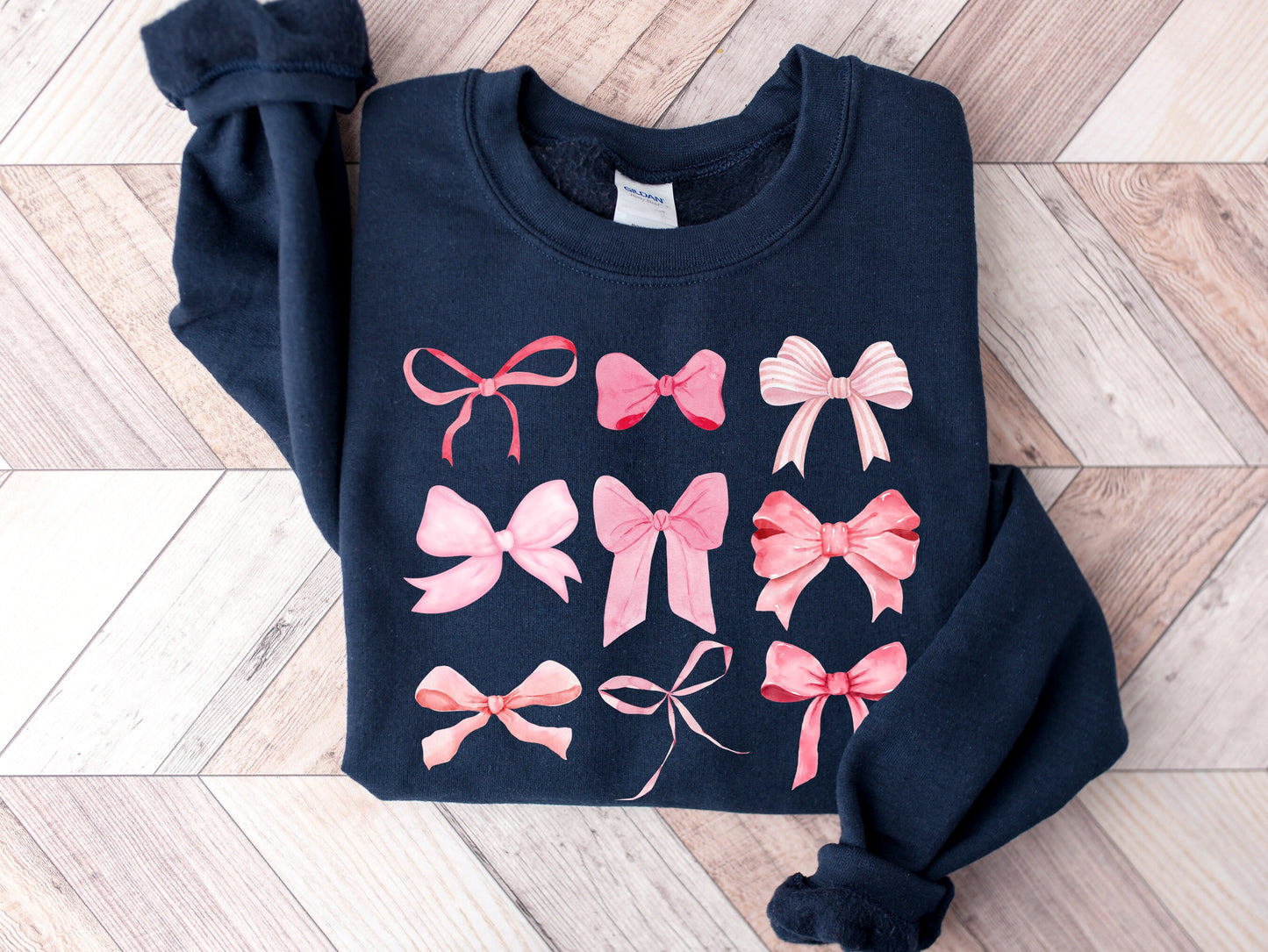 Pink Bow Sweatshirt