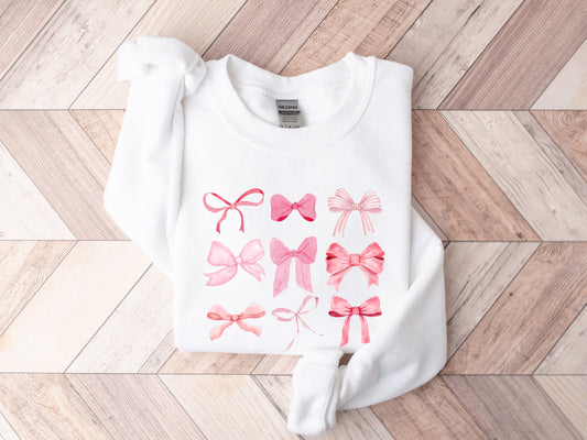 Pink Bow Sweatshirt