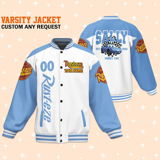 Custom Cars Team Sally Varsity Jacket