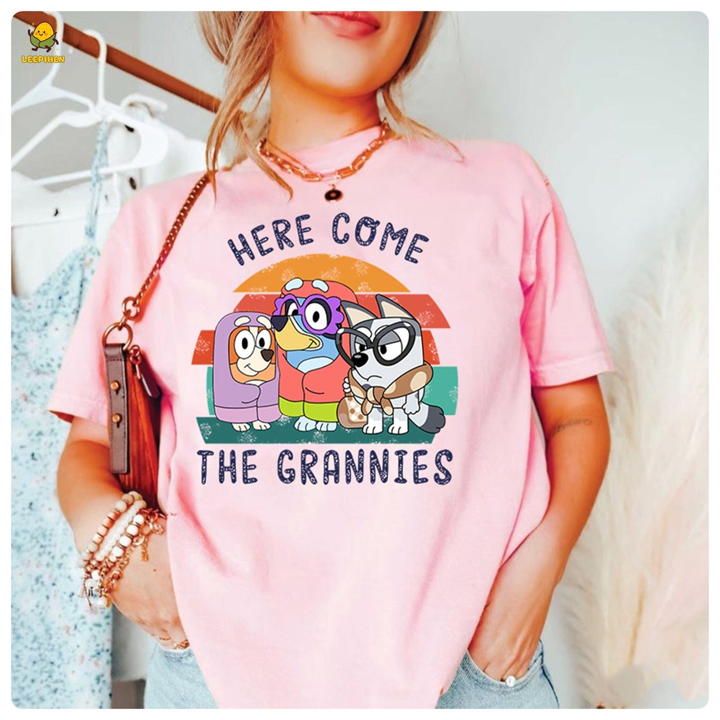 Bluey Here Come The Grannies Shirt