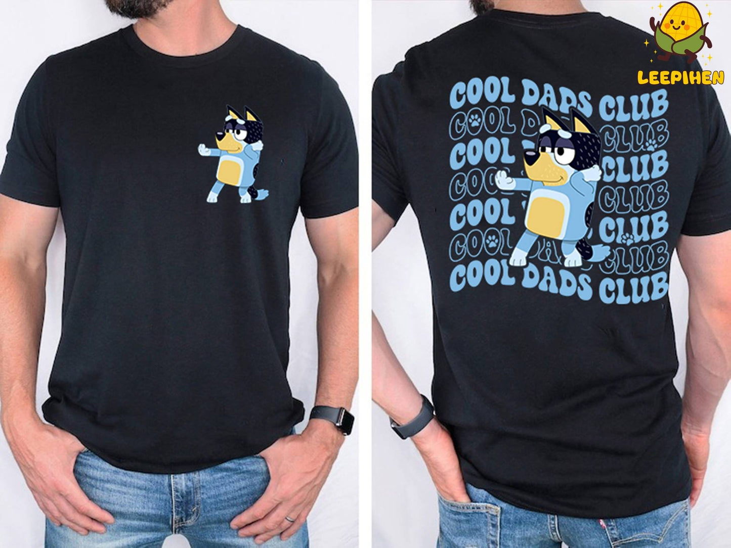 Bluey Cool Mom Dad Club Shirt