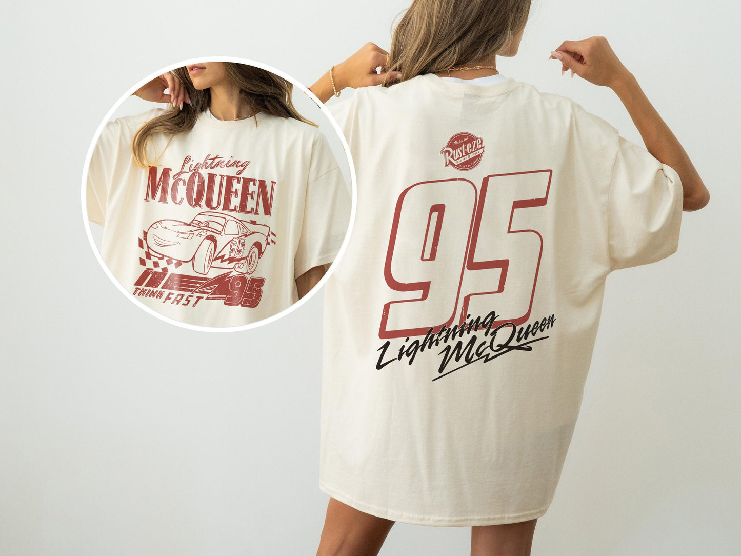 Vintage Lightning Mcqueen Shirt Ver 2