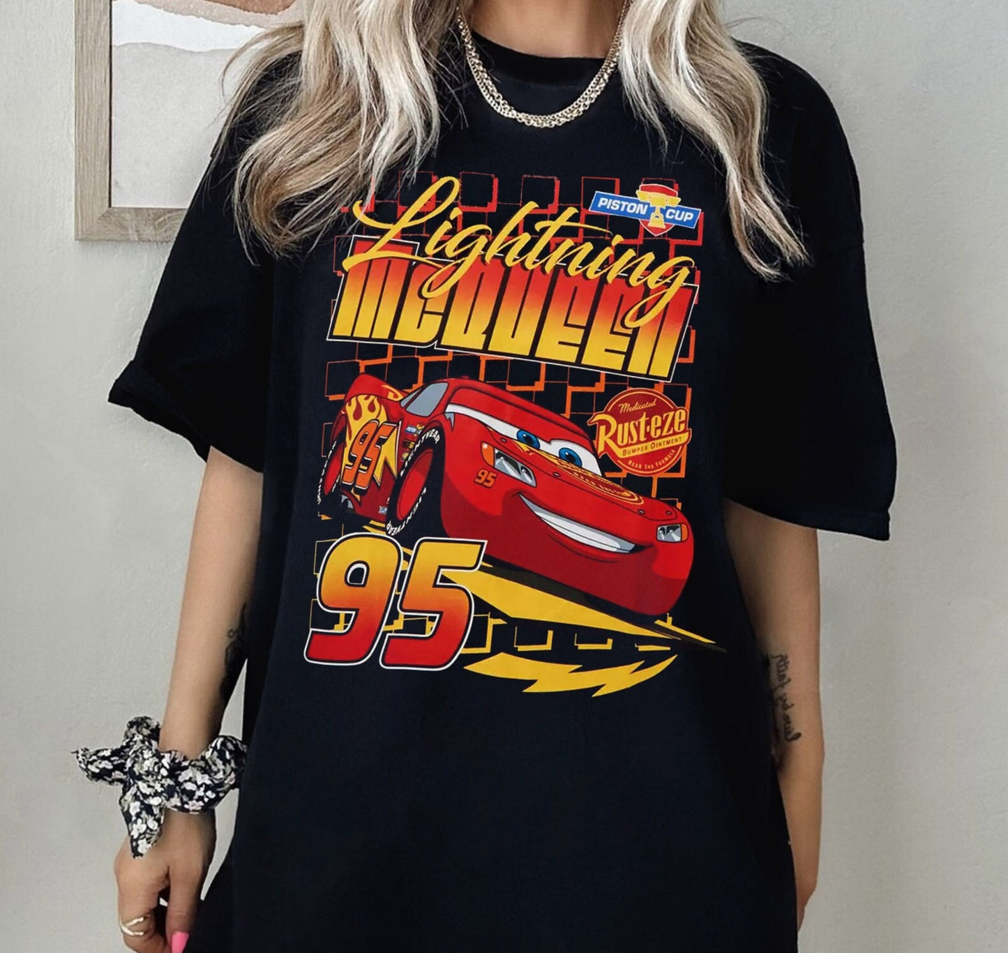 Lightning Mcqueen 95 Car Shirt