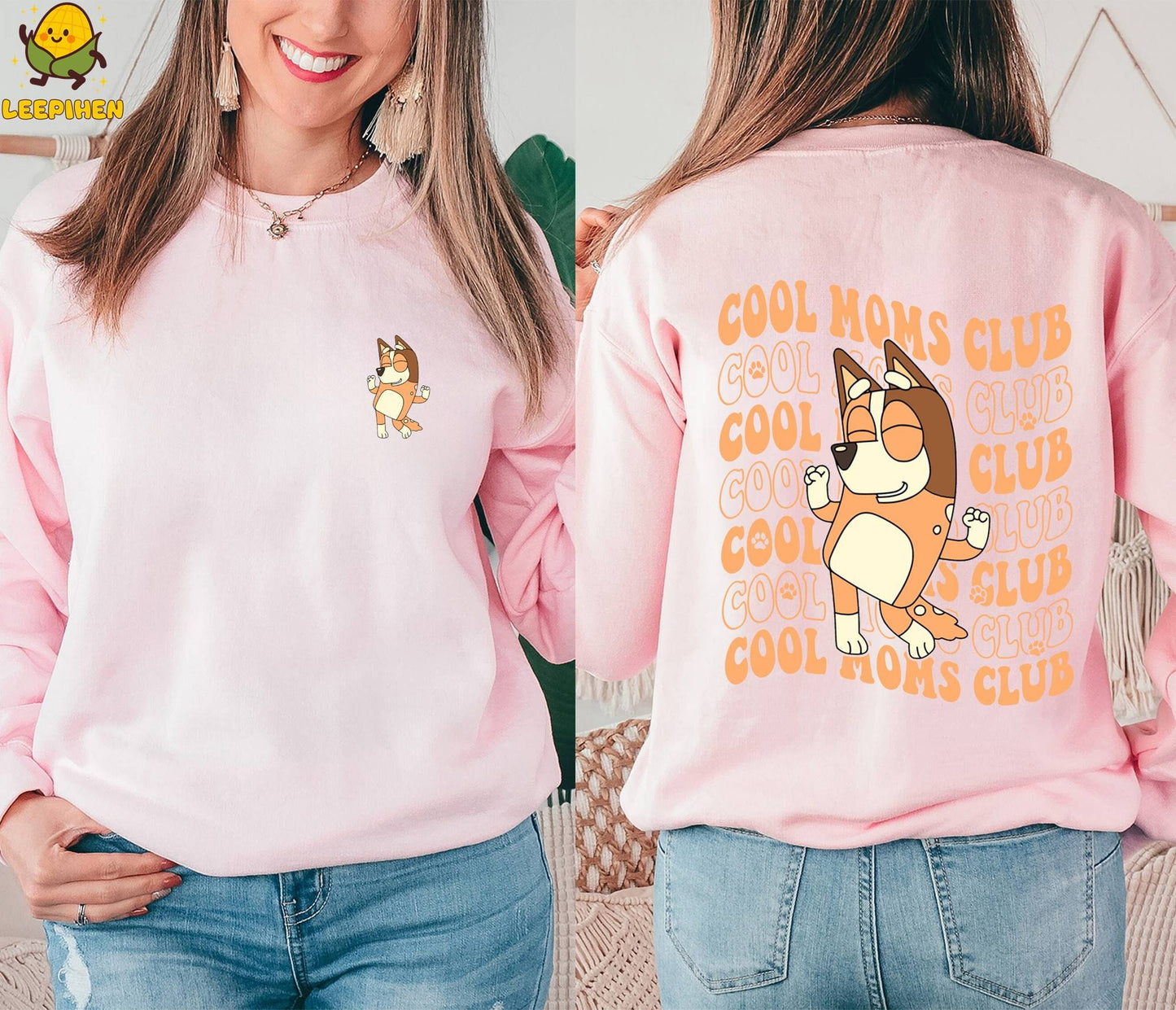 Bluey Cool Mom Dad Club Shirt