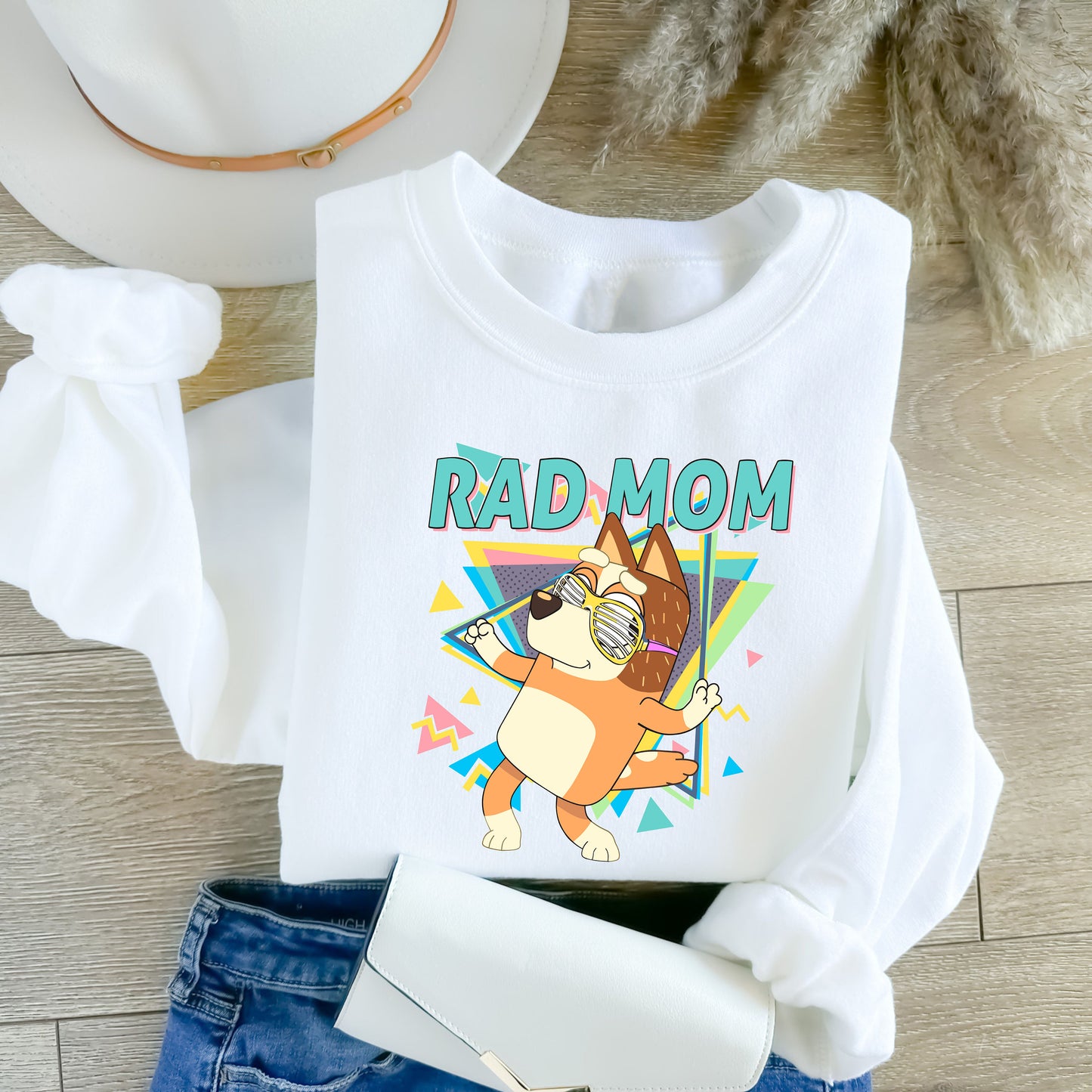 Bluey Bandit Rad Family Mom Dad Shirt