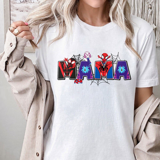 Spider Mama Hero Squad T-Shirt