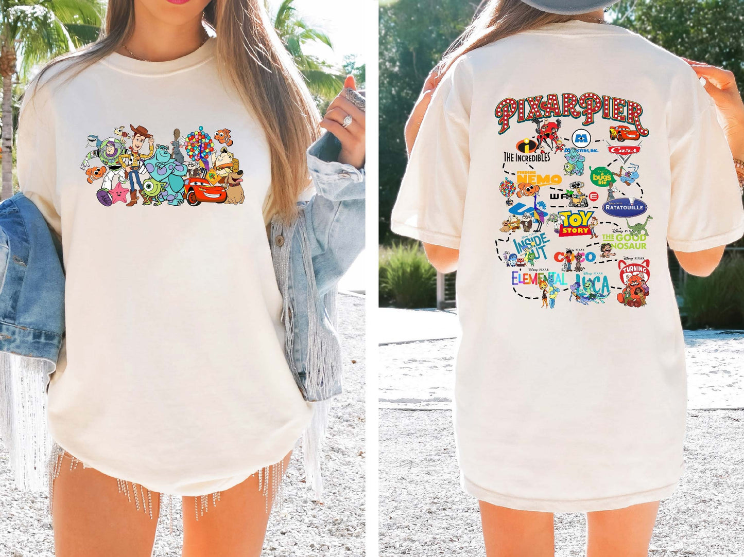 Disney Pixar Characters Shirt