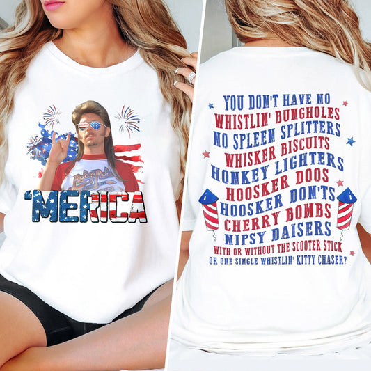Funny Man America T-Shirt, 4th of July Shirt, US July 4th Movie Quote Tee