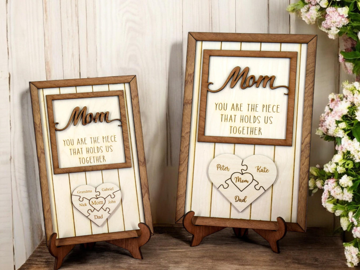 Personalized Puzzle Sign 💕Mum You Are The Piece That Holds Us Together 💕