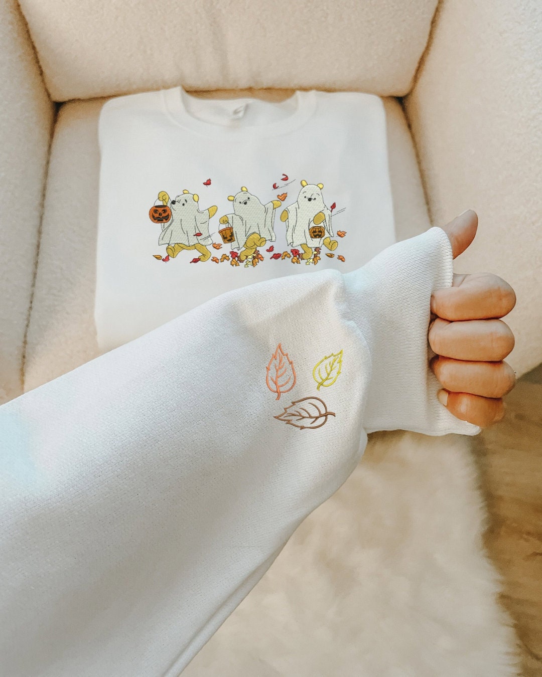 Winnie the Pooh Embroidered Sweatshirt