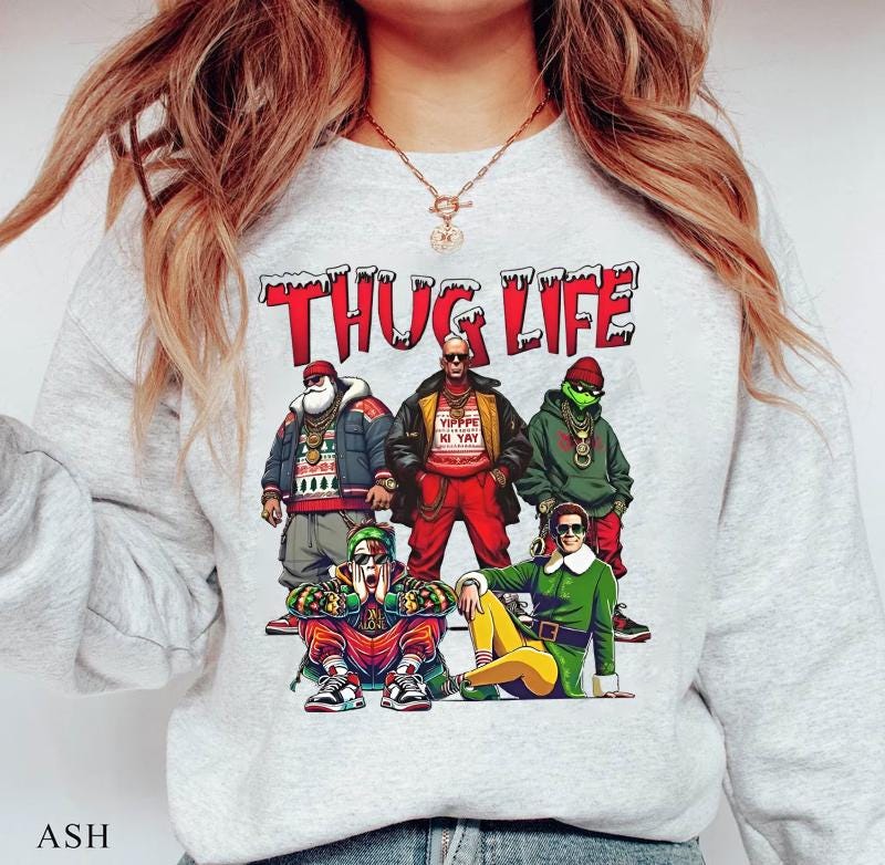 Thug Life Christmas Shirt