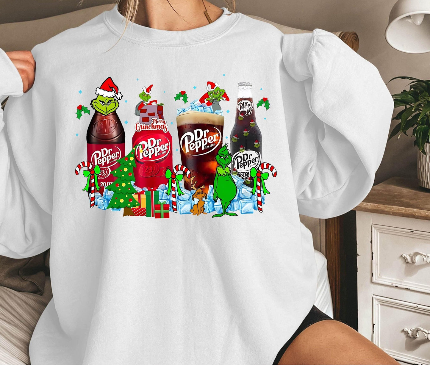 Grinchmas Dr Pepper Sweatshirt