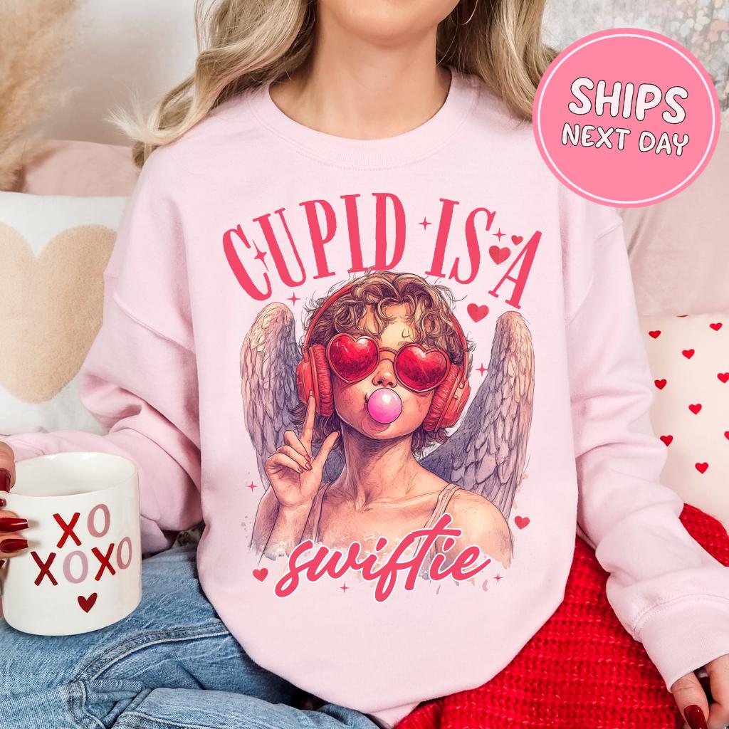 Cupid Swifti Valentines Sweatshirt