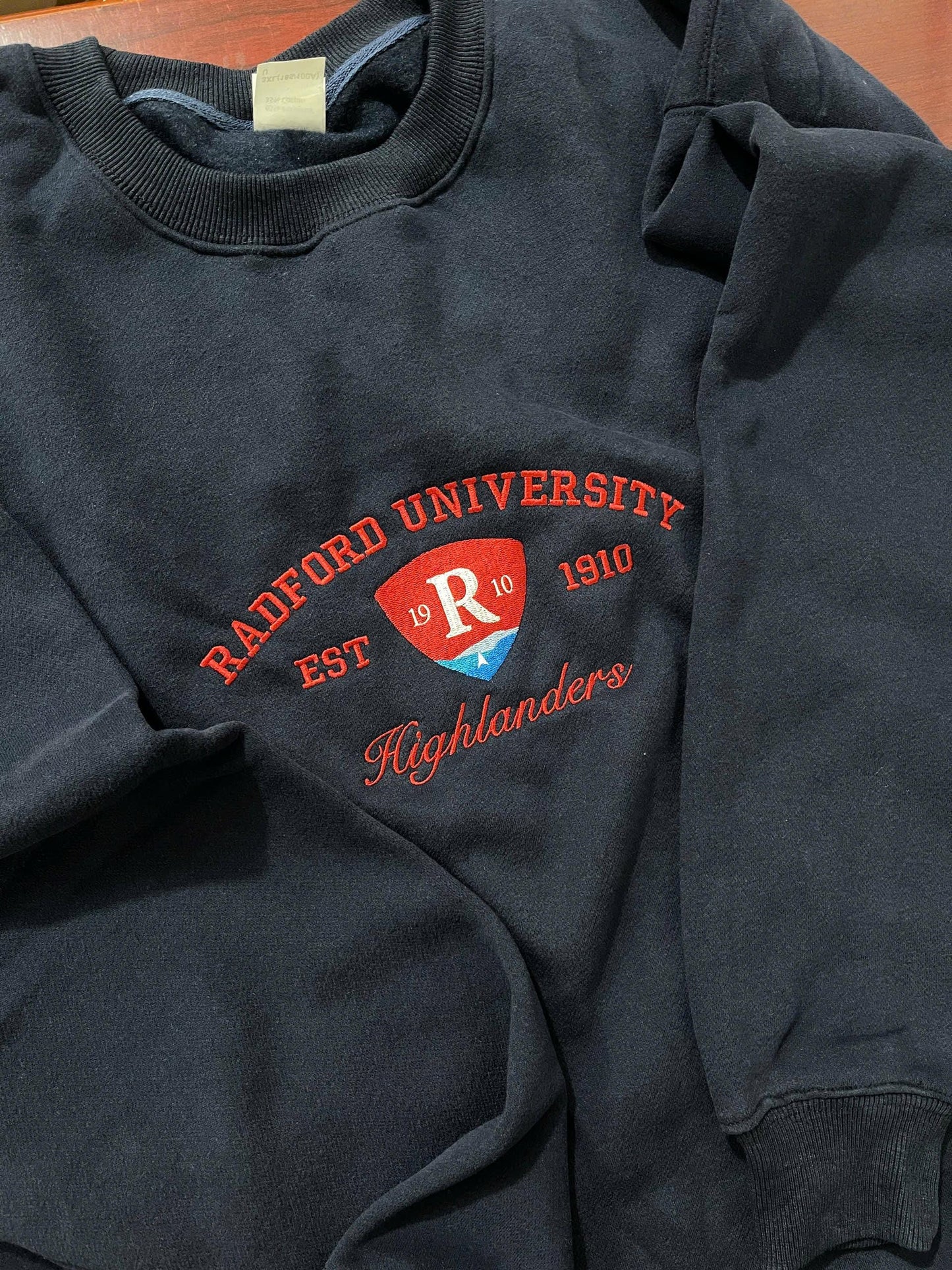 Custom College Embroidered Sweatshirt, Graduation Embroidered Senior Sweatshirt