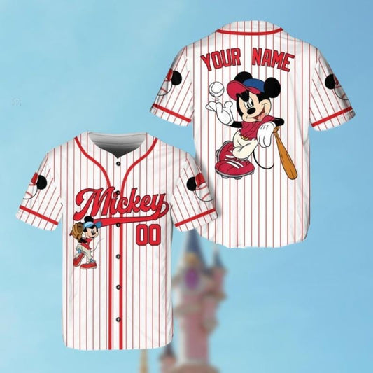 Custom Vintage Mickey Mouse Jersey