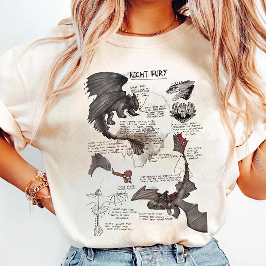 Toothless and Night Fury Shirt, How To Train A Dragon Shirt