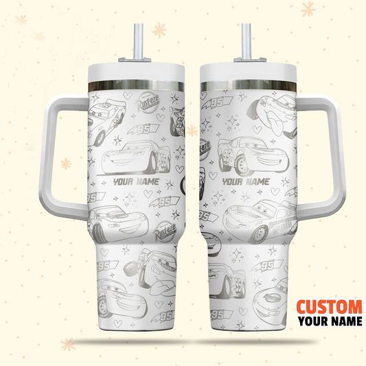 Custom Disney Cars Lightning McQueen Tumbler
