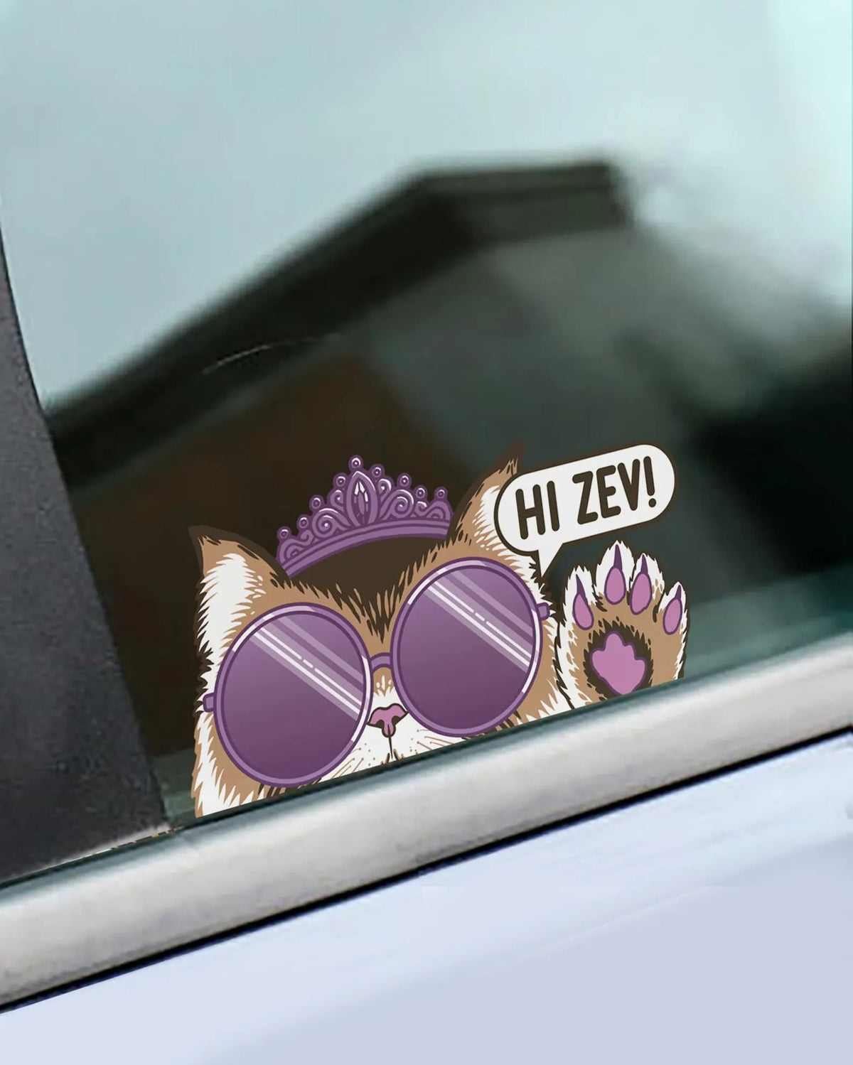 Princess Donut Window Decal