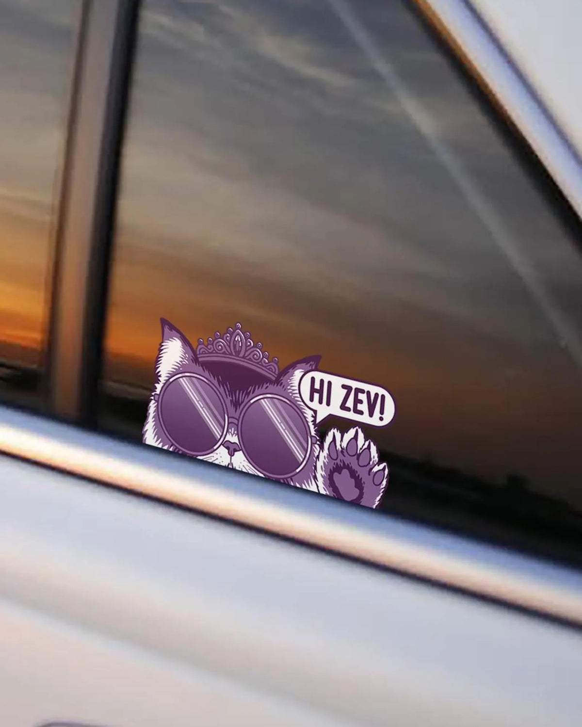 Princess Donut Window Decal