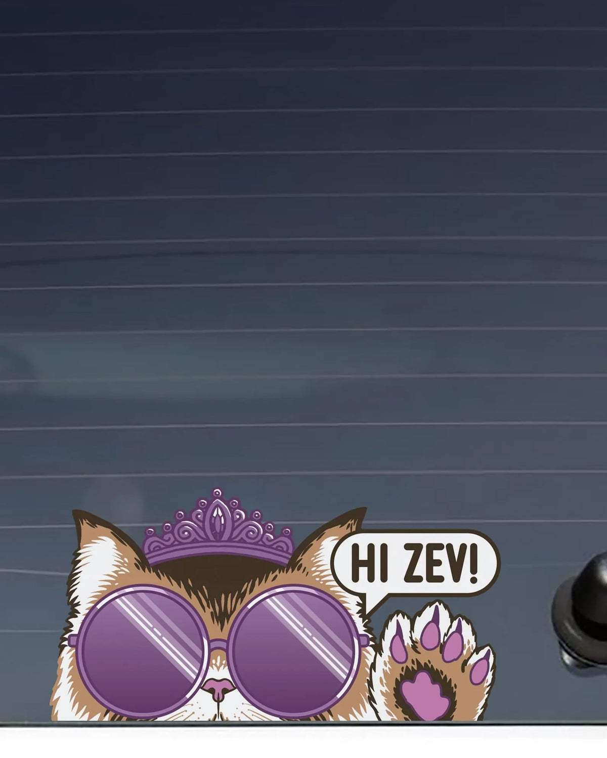 Princess Donut Window Decal