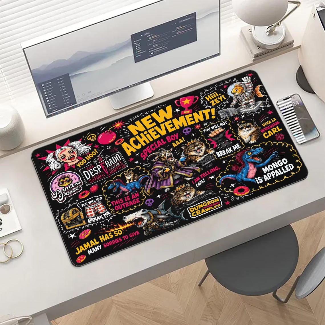 New Achievement Desk Mat
