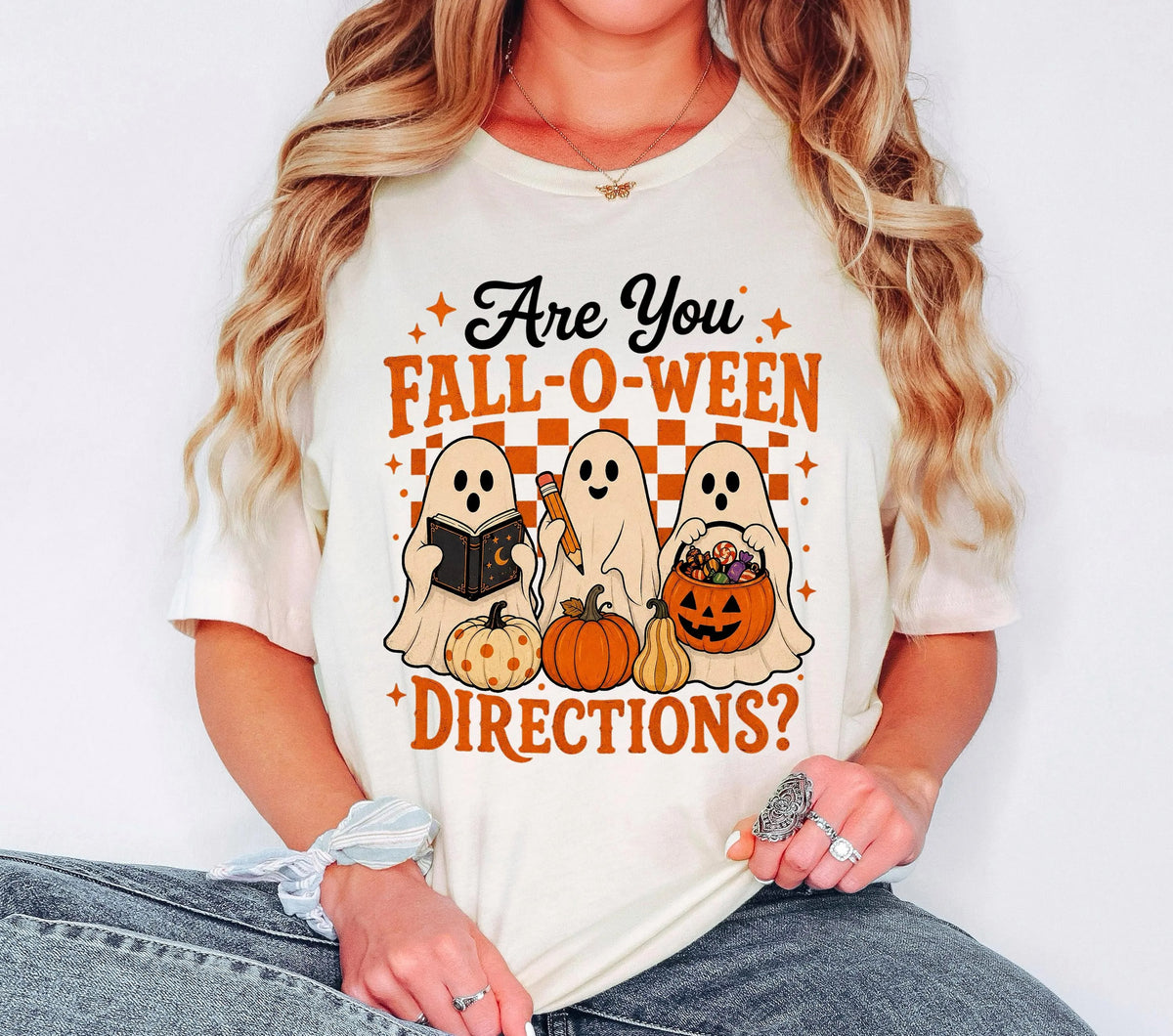 Are You Fall O Ween Directions Comfort color T-Shirt