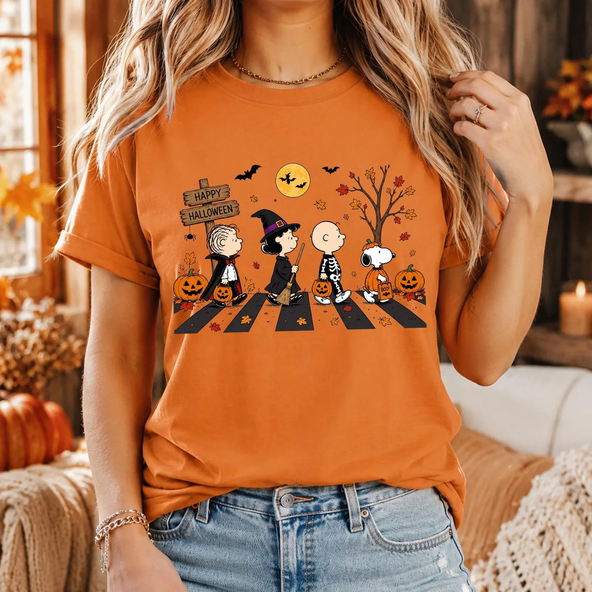 Vintage Dog & Friends Halloween Shirt