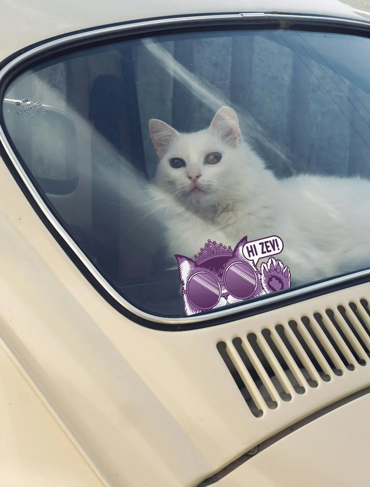 Princess Donut Window Decal