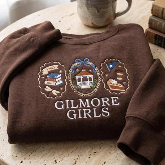 Star Hollow Embroidered Sweatshirt