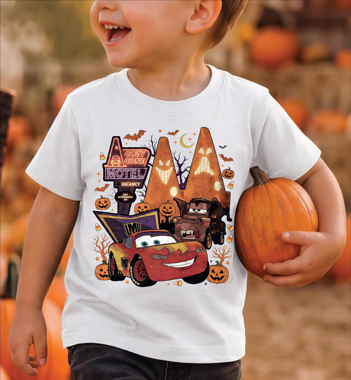 Vintage Disney Pixar Cars Halloween Shirt
