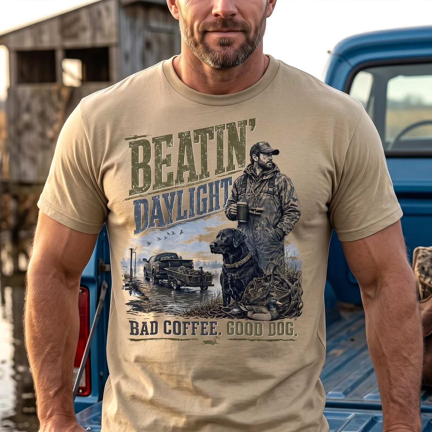 Duck Hunting Outdoor Cotton Shirt TH3026