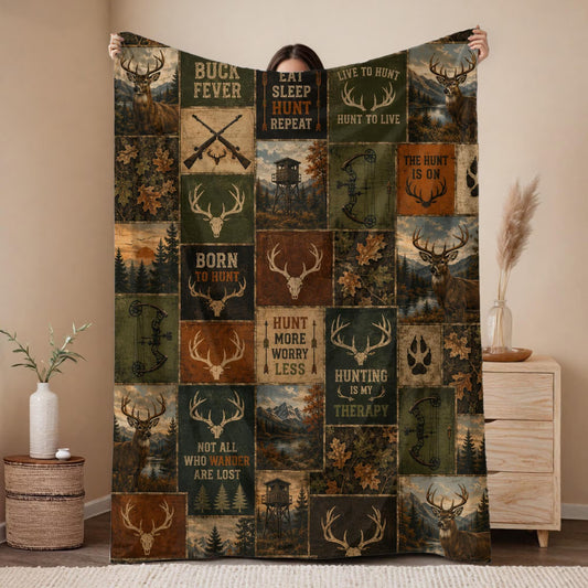 Personalized Hunting Blanket DH10016