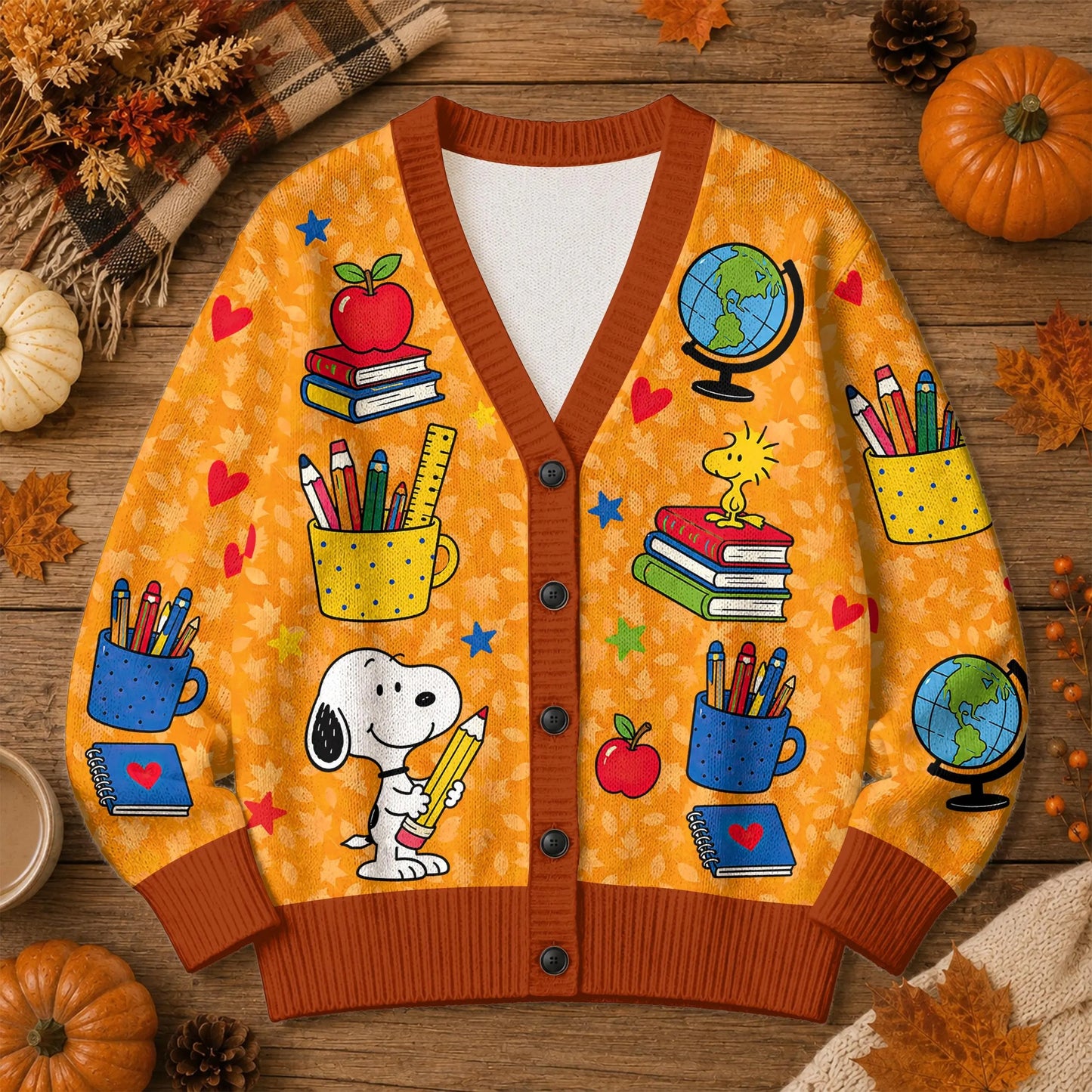 Personalized Teacher Cardigan Sweater
