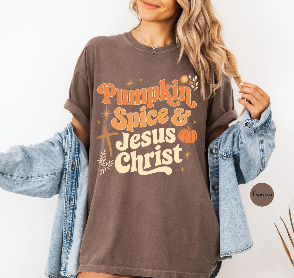 Pumpkin Spice And Jesus Christ Fall Shirt