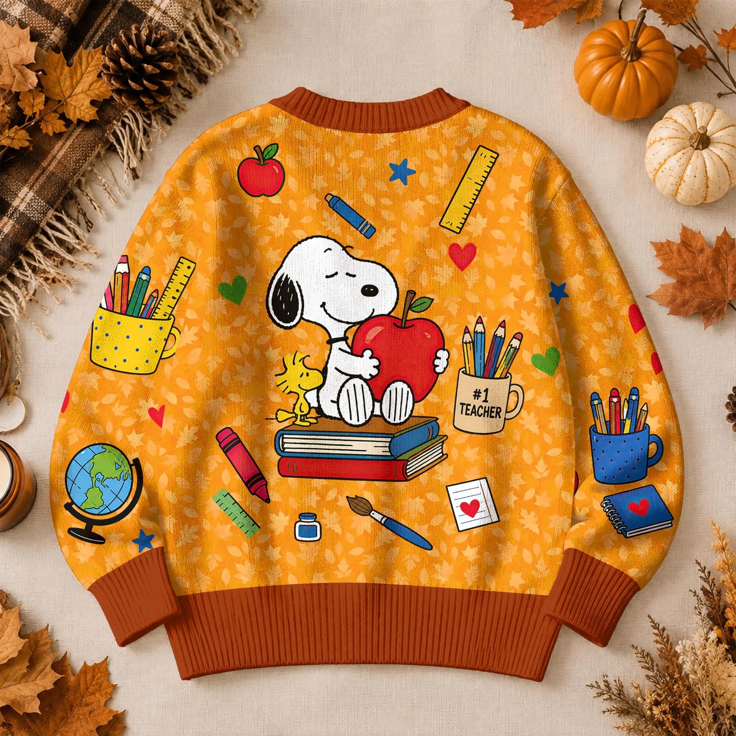 Personalized Teacher Cardigan Sweater