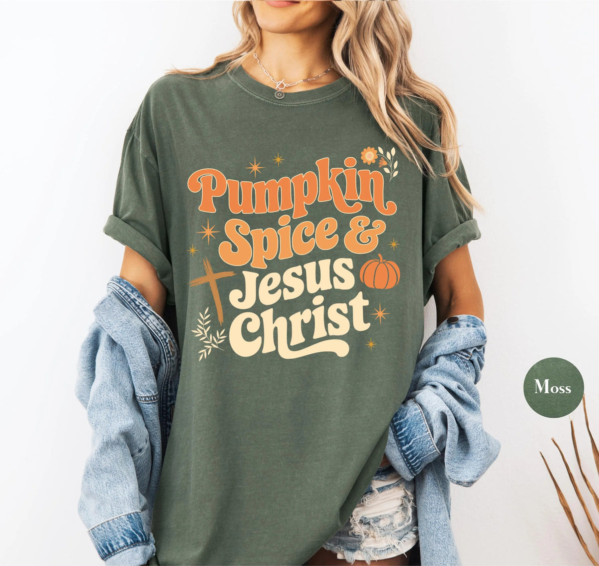 Pumpkin Spice And Jesus Christ Fall Shirt