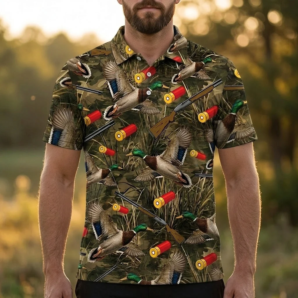Duck Hunting Polo Shirt TH309